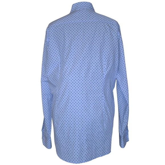 GEORG ROTH MENS POLKA DOT MIXED MEDIA FLORAL BUTTON PANEL SHIRT XL - Picture 8 of 8